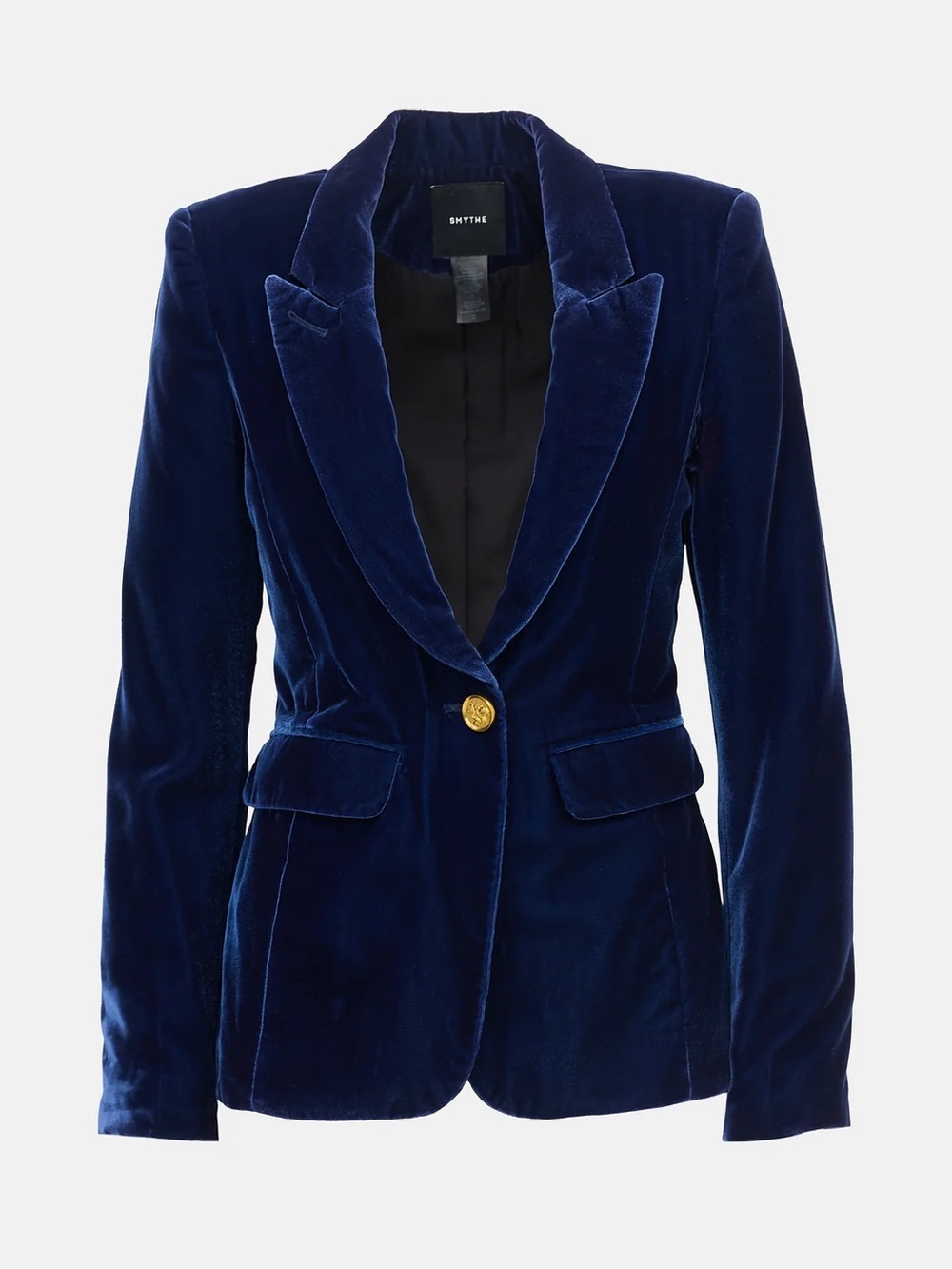 SMYTHE Velvet Peaked Lapel Blazer